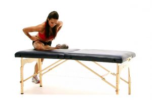 Standing piriformis stretch